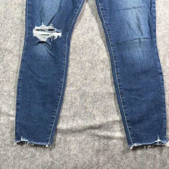 Paige Womens Medium Wash Distressed‎ Verdugo Ankle Jeans Siz e30 - Picture 3 of 15